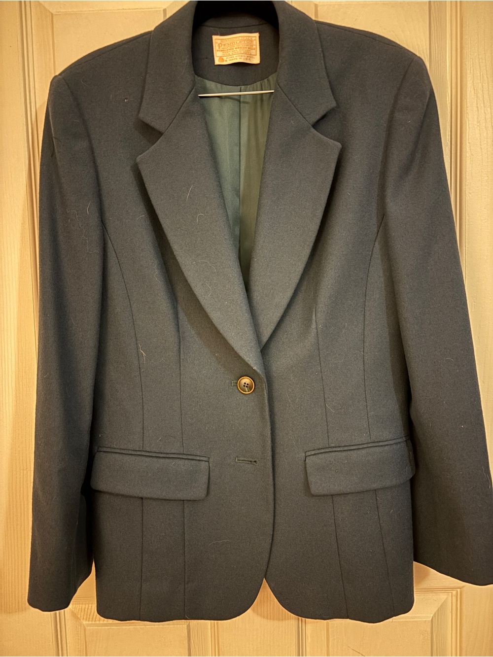 Vintage 90s Wool Pendleton in Blue